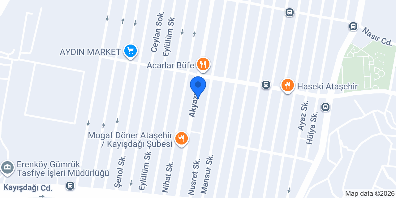 Özel Özeren Sürücü Kursu konumu
