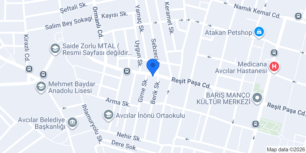 Altun Et konumu