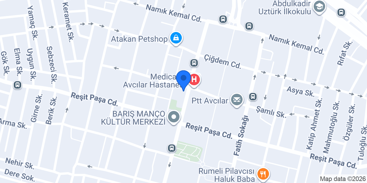 Merce Sanat Atölyesi konumu