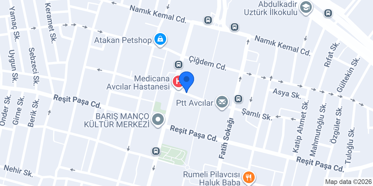 Avcılar Matbaa konumu