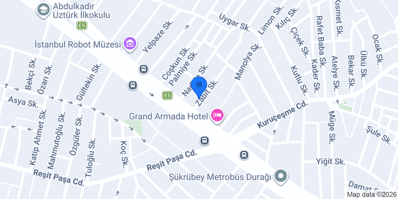 Korkmaz Oto Lastik konumu