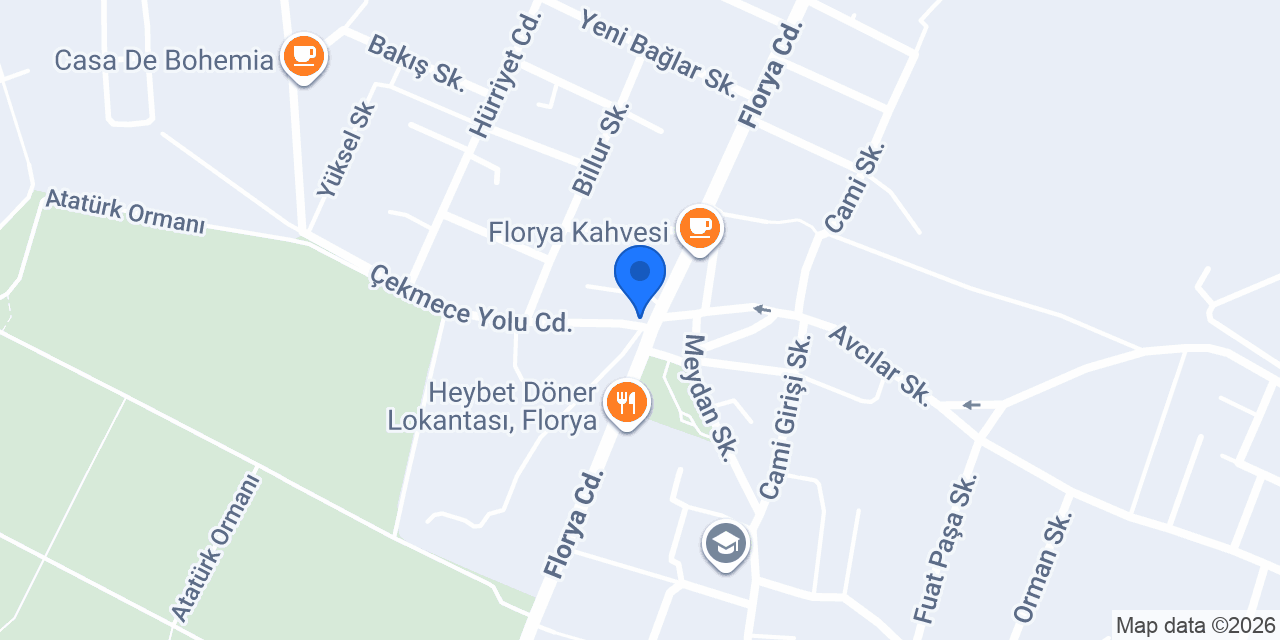 Florya da emlak konumu