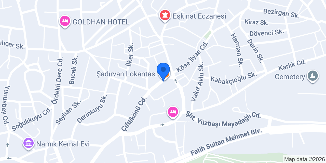 Huzur Emlak konumu