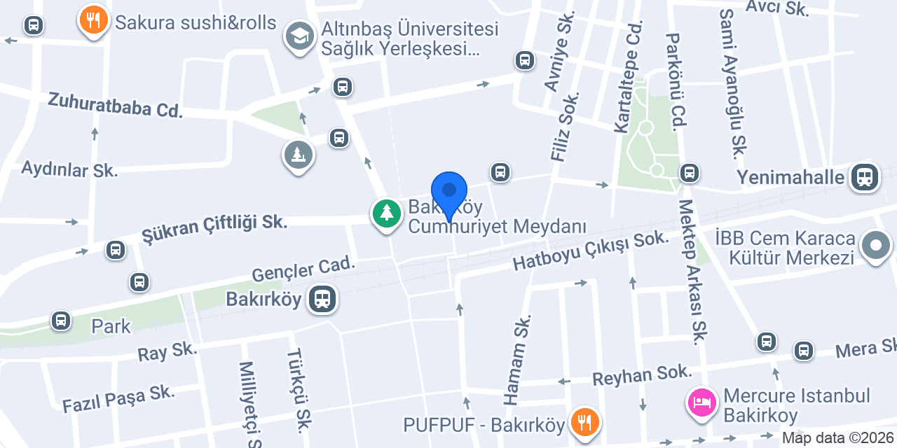 PsikoRoof Kiralık Terapi Odaları konumu