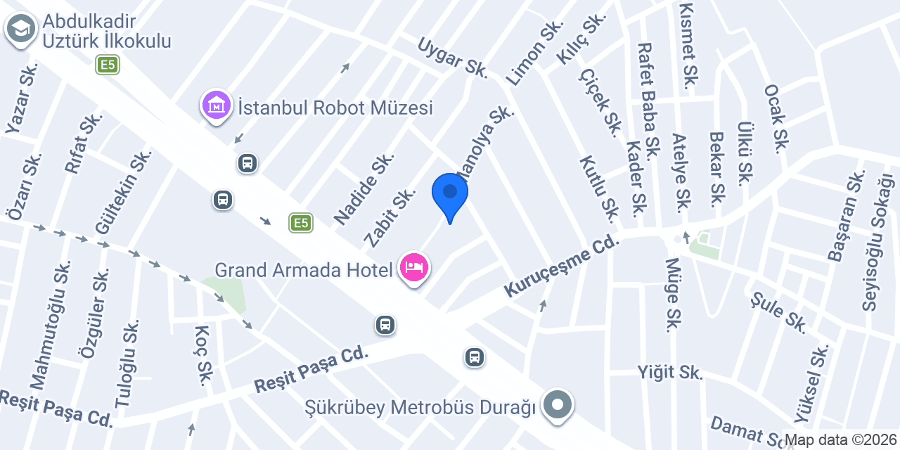 Emin Börek & Cafe konumu