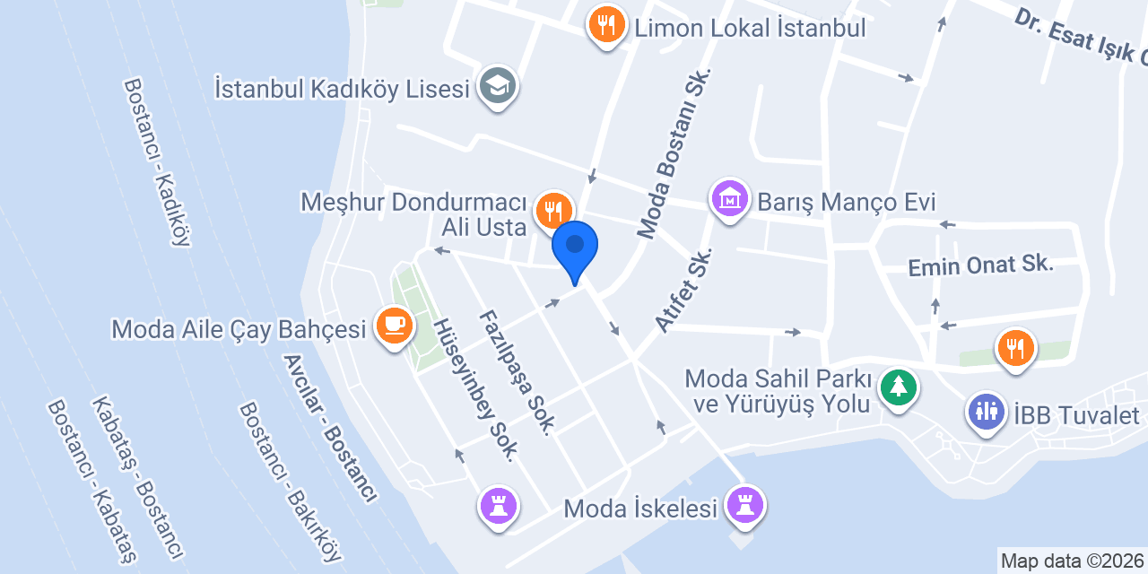 Kemal Usta Waffles Moda konumu