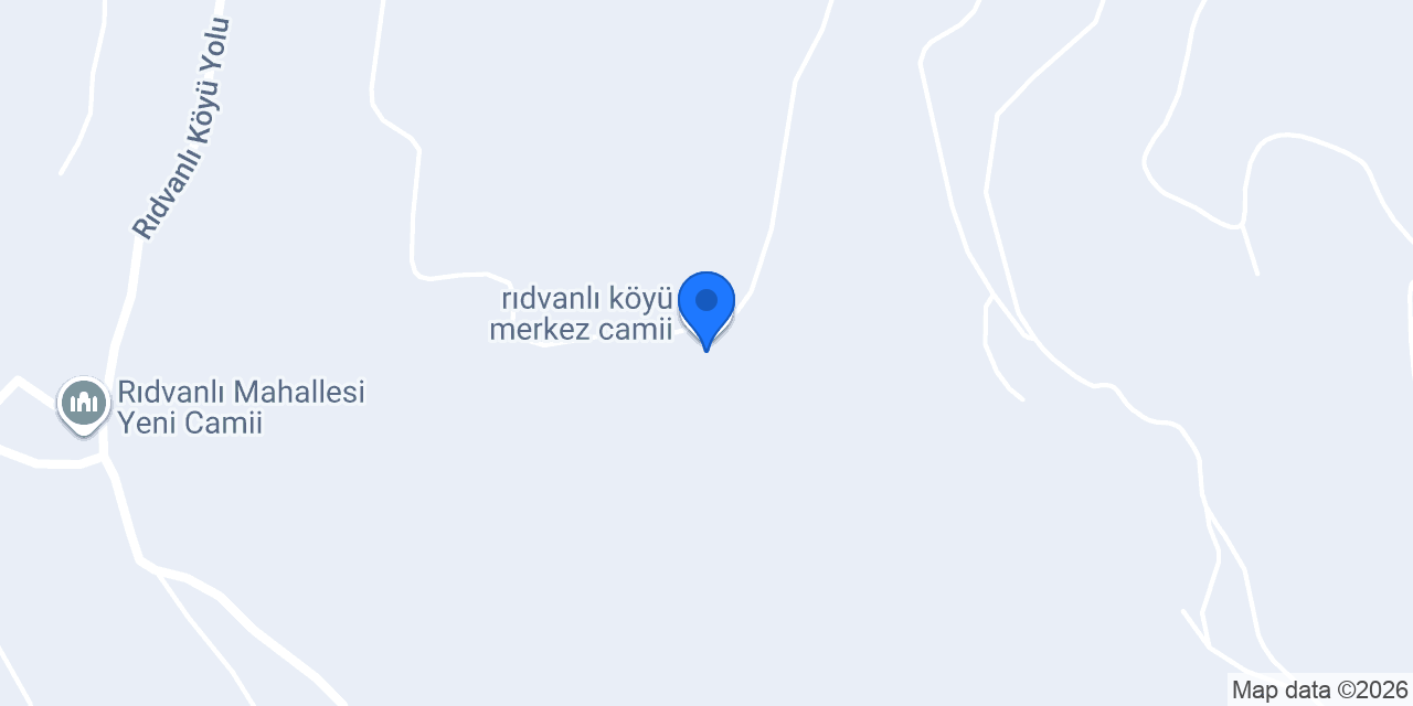 rıdvanlı köyü merkez camii konumu