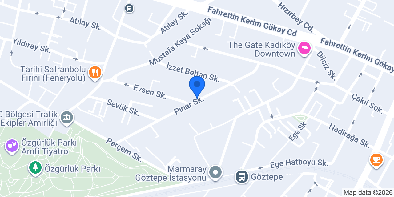 Odyssee Vitray Atölyesi konumu