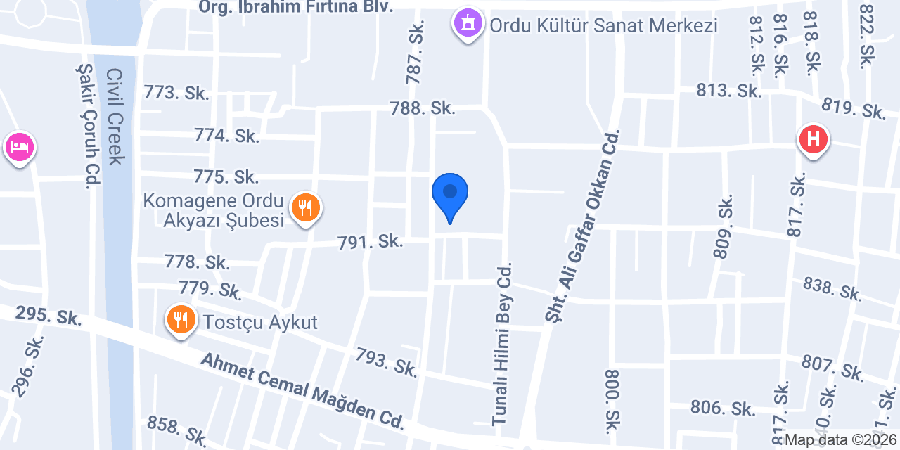 Dr.Yücel Baştürk Kliniği konumu