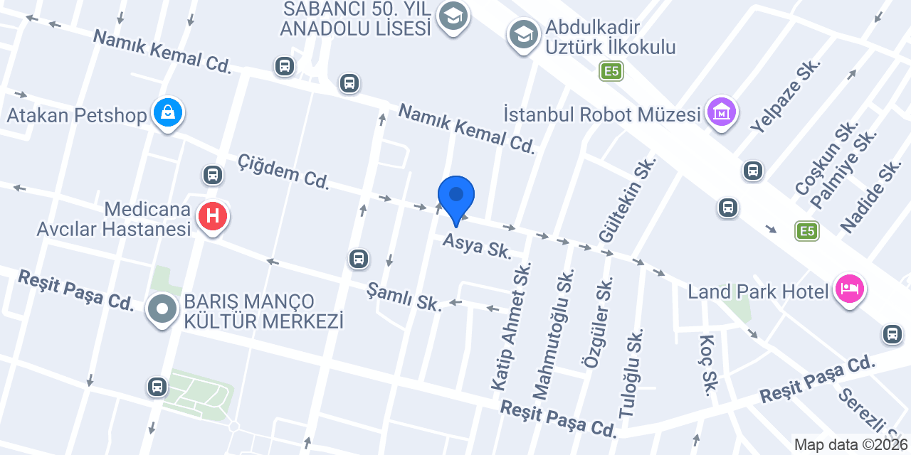 As Dekor konumu