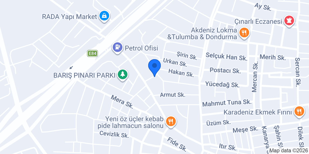 Moda-Tek DikimEvi konumu