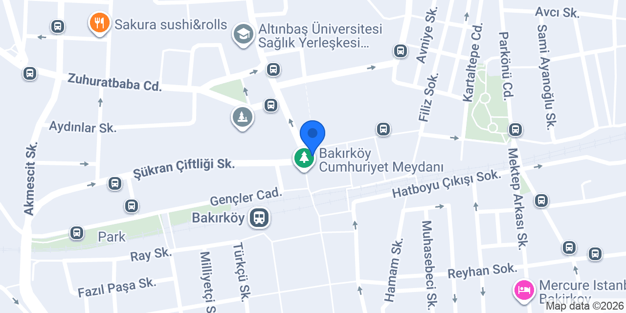 Cafe meydan Bakırköy konumu