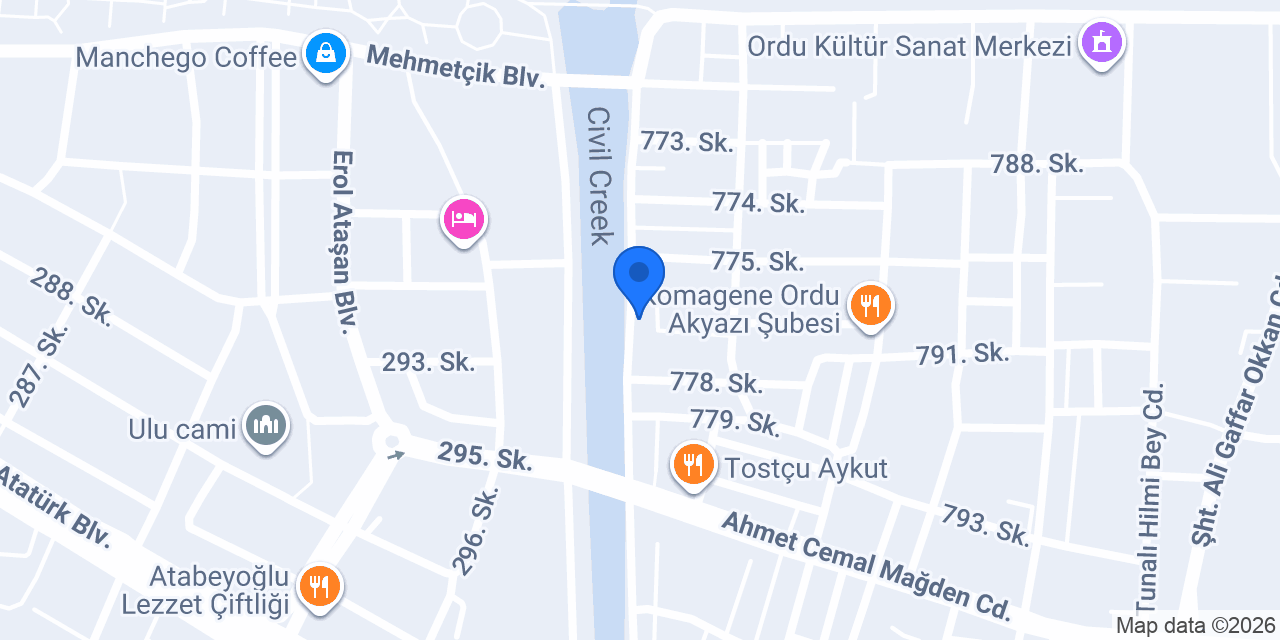 Palazoğlu klinik konumu