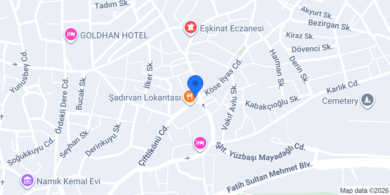 KERVAN PİDE & BÖREK SALONU konumu