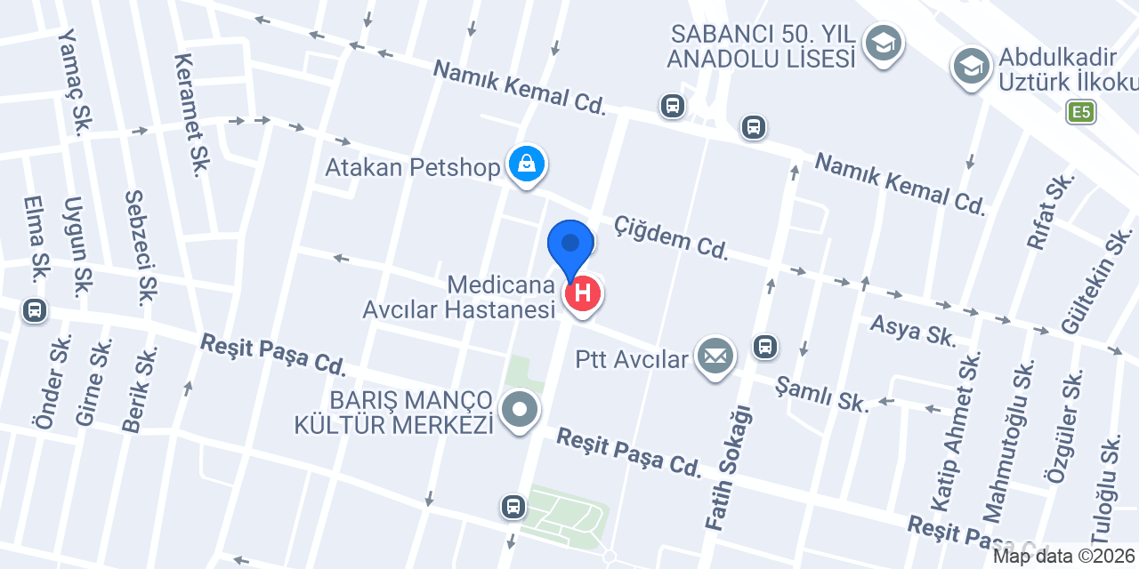 Okul Kitapçısı konumu