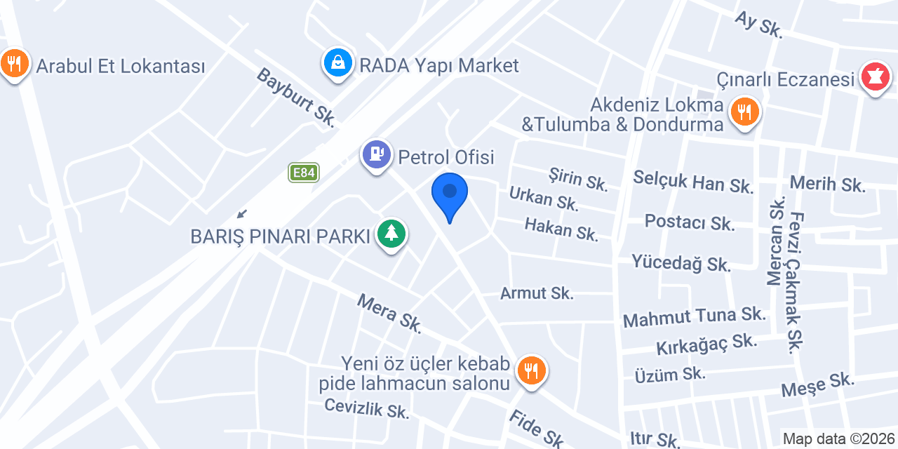 Ateş Tarım Bahçe Market konumu