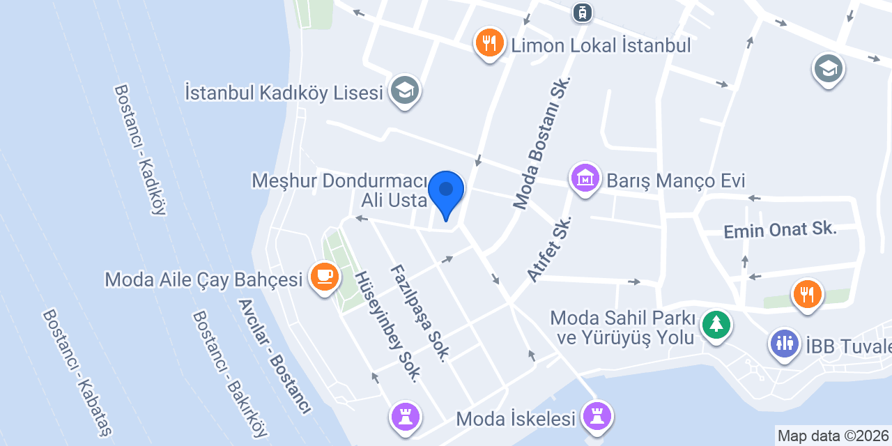 Modali Tekel Shop konumu