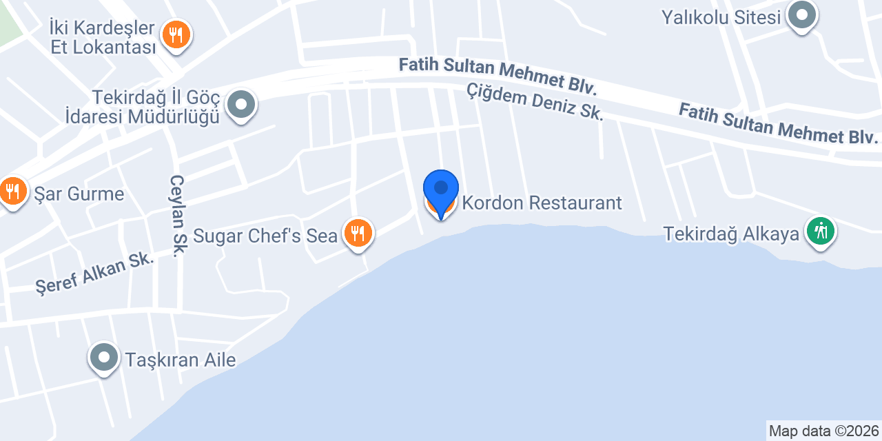 Kordon Restaurant konumu