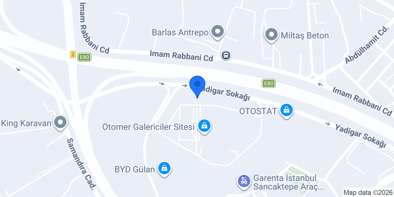 Güzeloğlu Otomotiv konumu