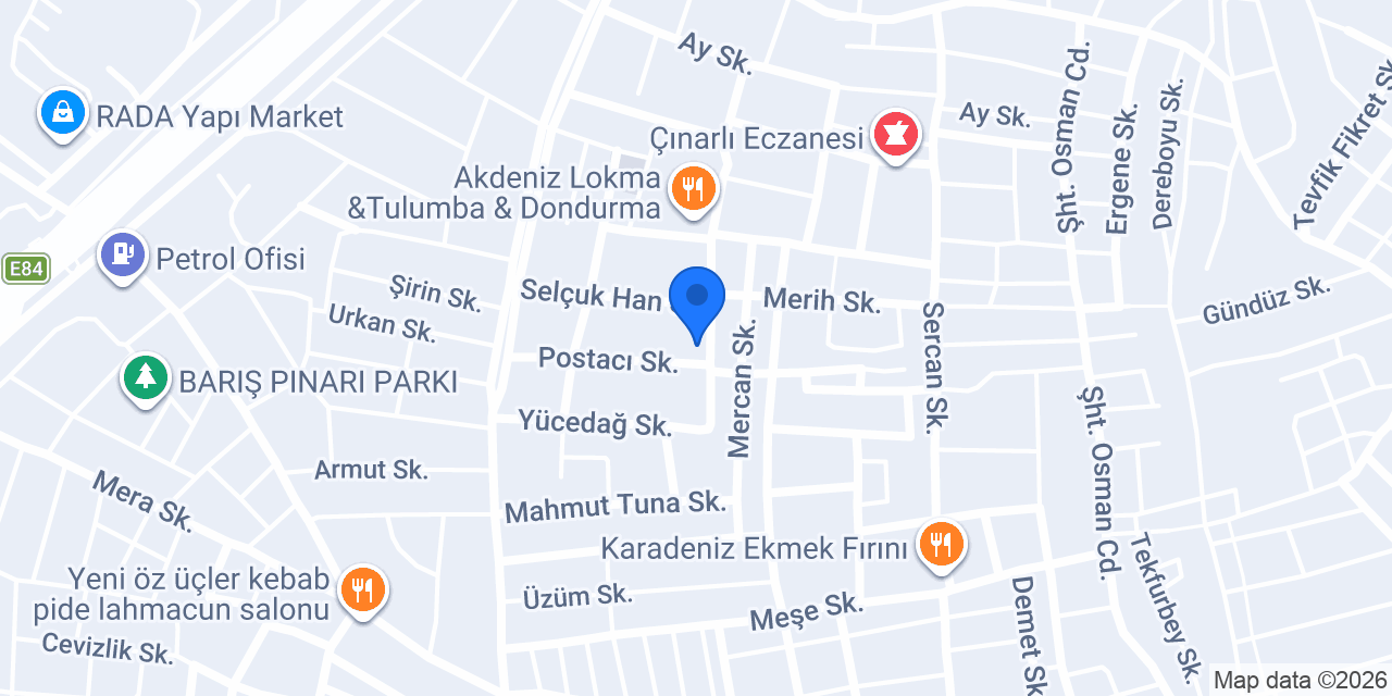 Çınarlı Playstation konumu