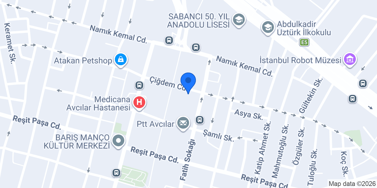 Mavi OTOPARK konumu