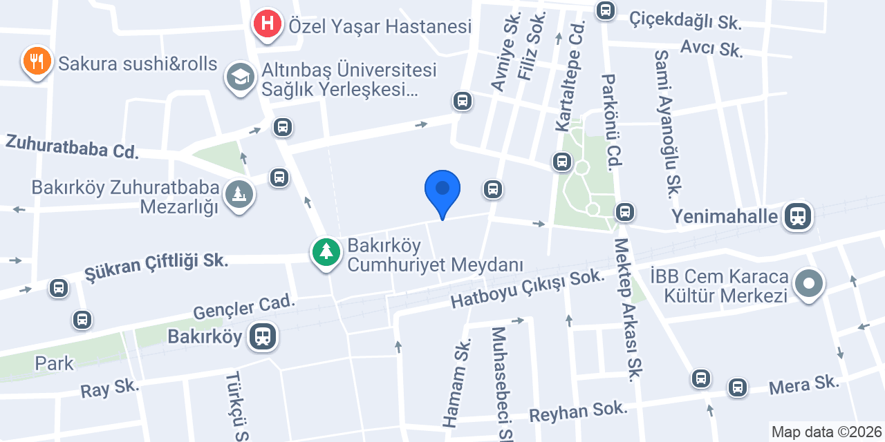 Diş Hekimi Dr. Hikmet Müderrisoğlu konumu