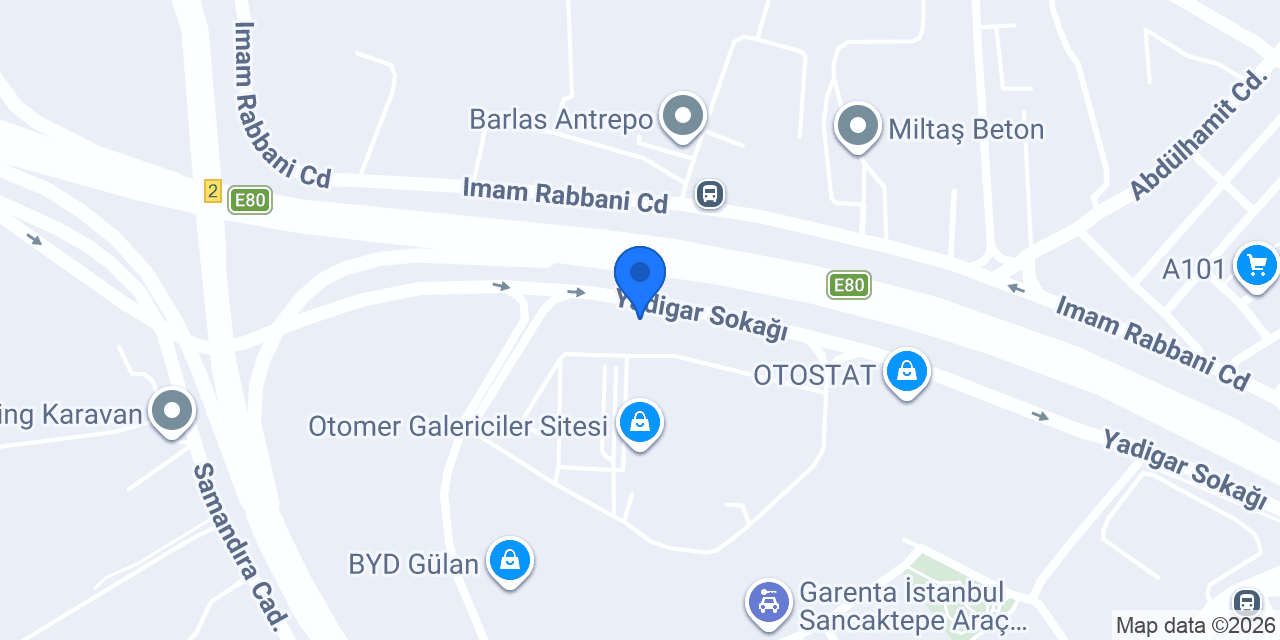 Bekaroğlu Otomotiv konumu