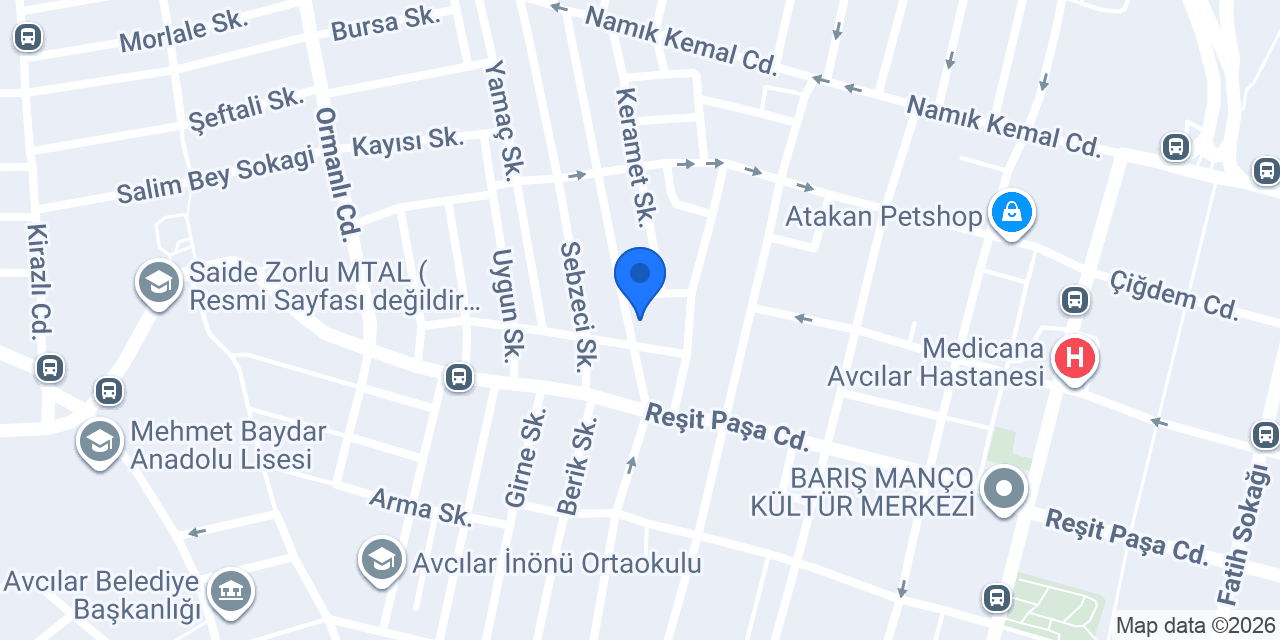 Şirin Terzi 2 konumu