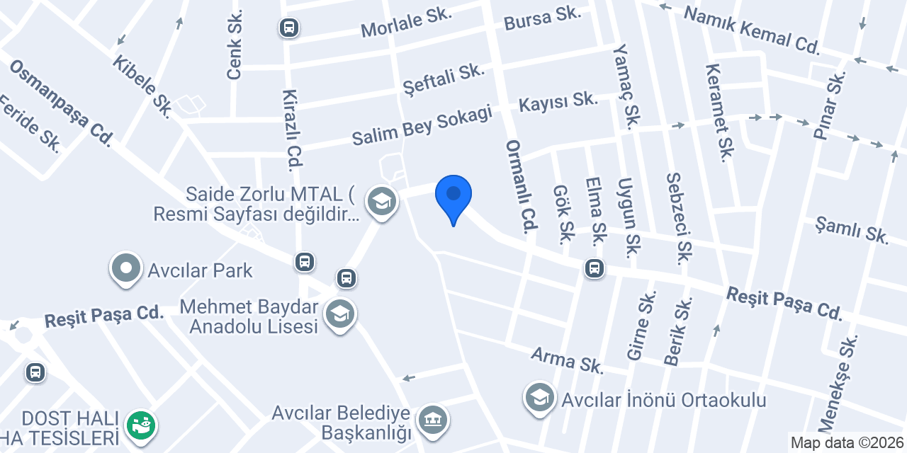Mira Yapı Dekorasyon konumu