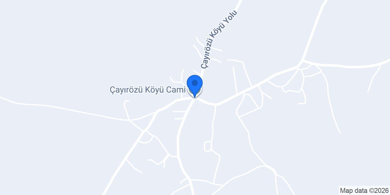 Çayırözü Köyü Muhtarlığı konumu