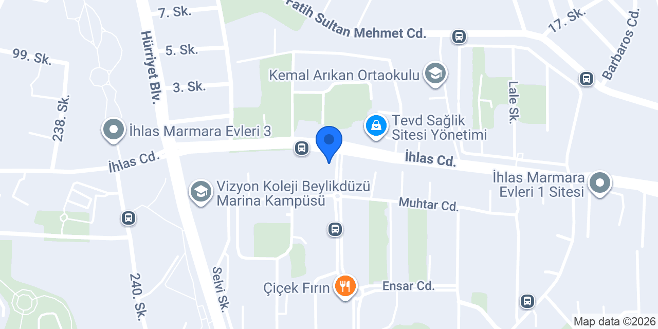 ACR Mimarlık | Kapı - Mutfak - Banyo | Beylikdüzü konumu