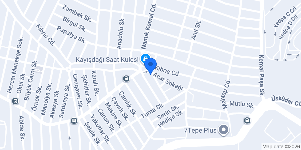 5 Vakit Kitabevi konumu