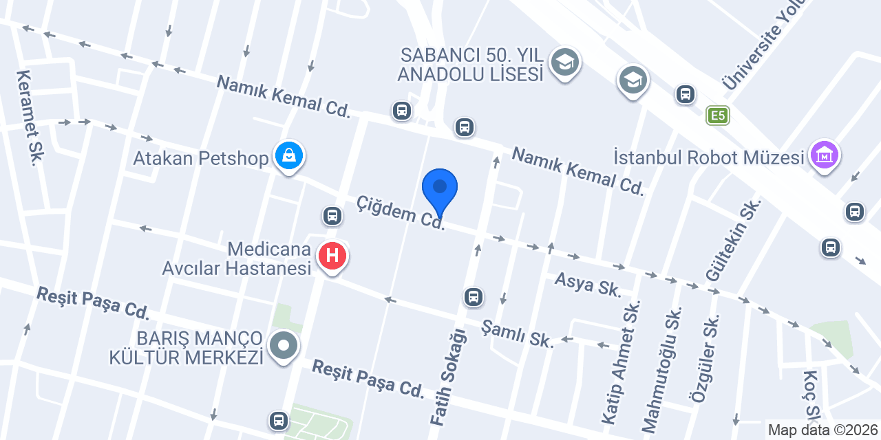 Yapı Kredi - Avcılar-Çarşı Şubesi konumu