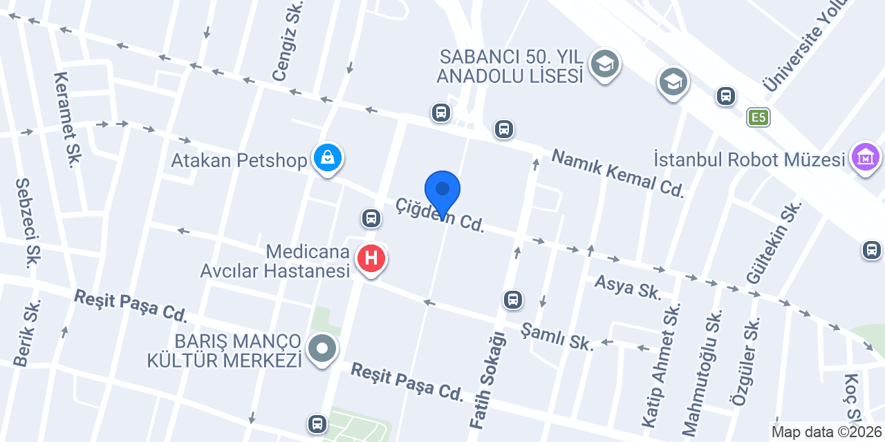Bilge Aktar Evlüceler konumu