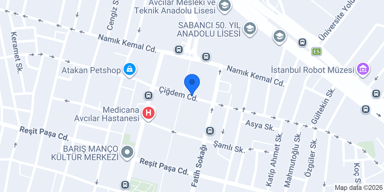 Kitap Kafe Avcılar konumu