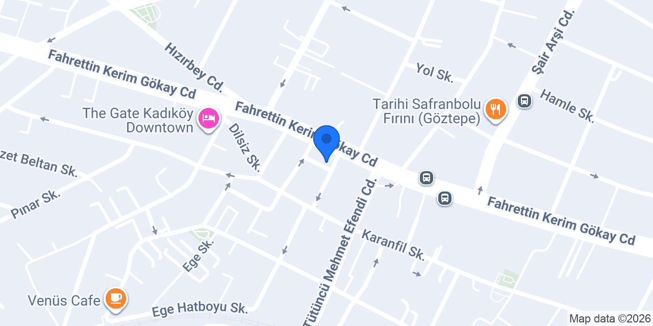 Berkem Sürücü Kursu konumu