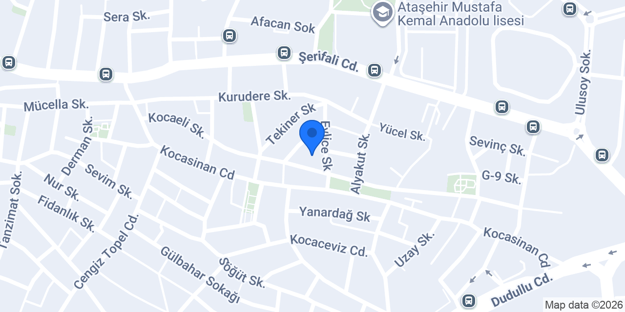 Akinan Yapı konumu