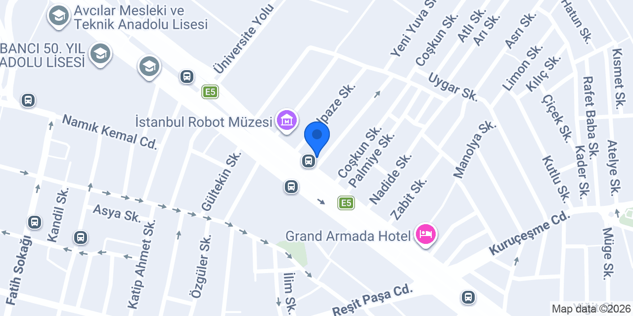 özel elit apart otel konumu
