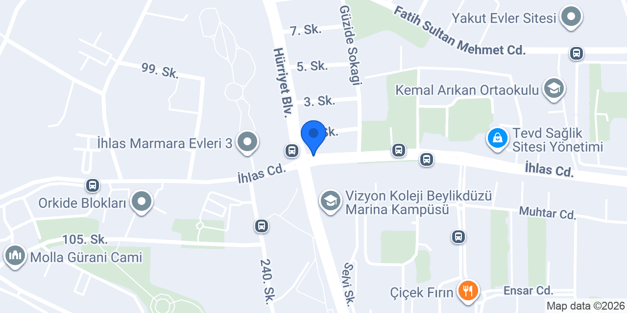 BERÇİN ÇİÇEKÇİLİK konumu