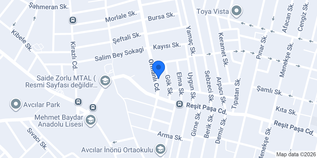 HKCE Yapı İnşaat LTD. ŞTİ. konumu