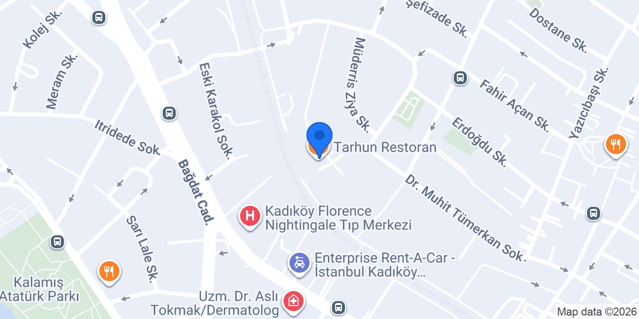 Tarhun Restoran konumu