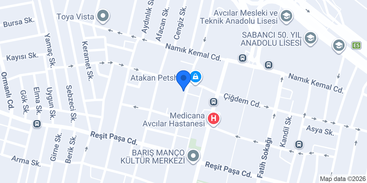 Öz Mardin Pilav Evi konumu