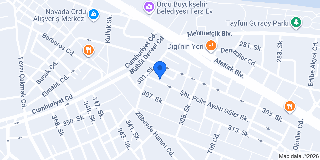 Aşiyan Restoran konumu
