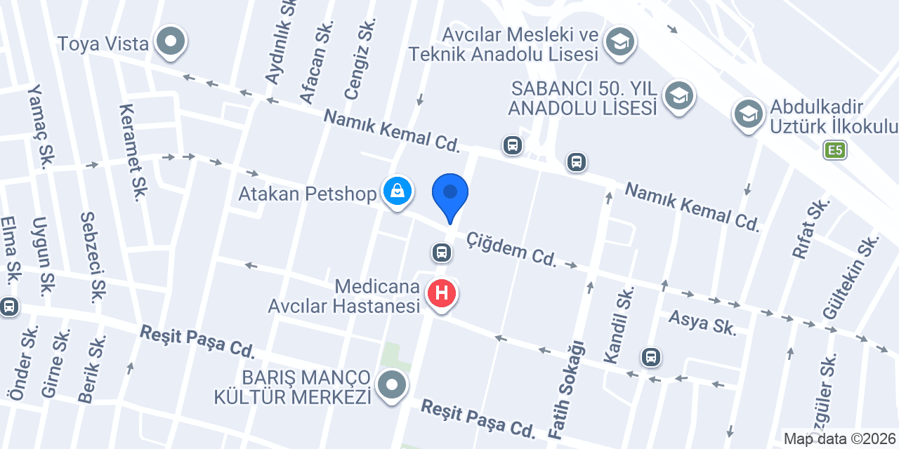 Çoban Et Sakatat konumu