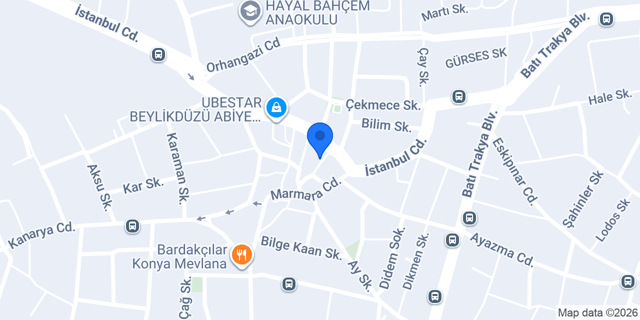 Çınar Teknik Servis konumu