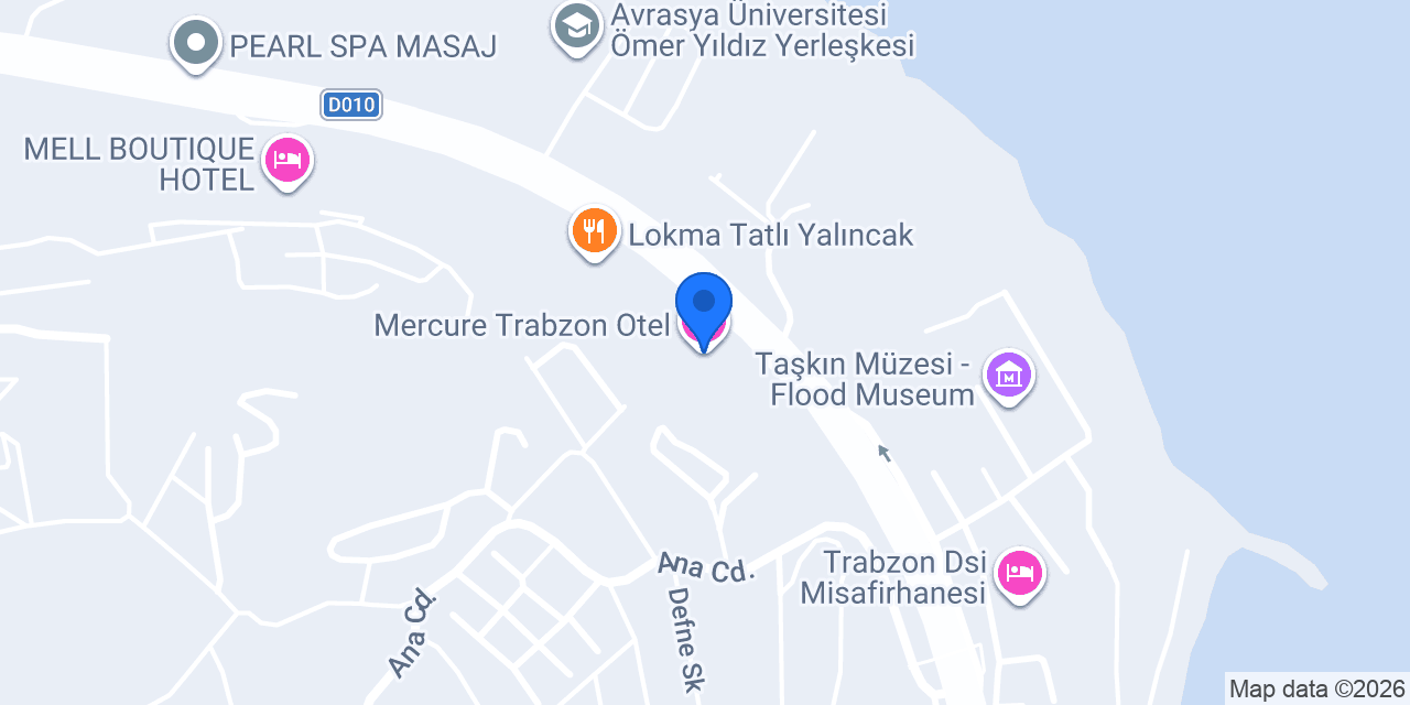 Mercure Trabzon Otel konumu