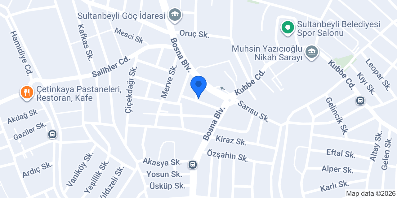 Ekinci Mimarlık konumu