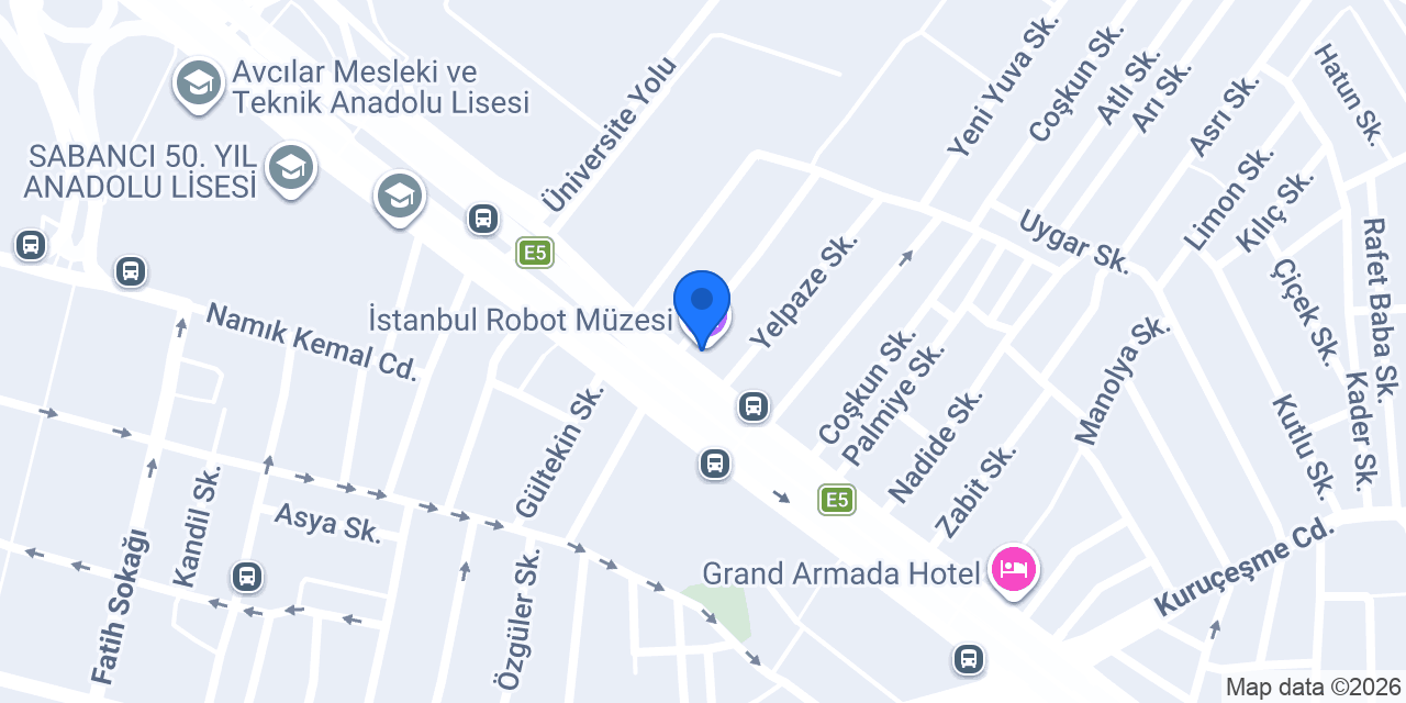 İstanbul Robot Müzesi konumu
