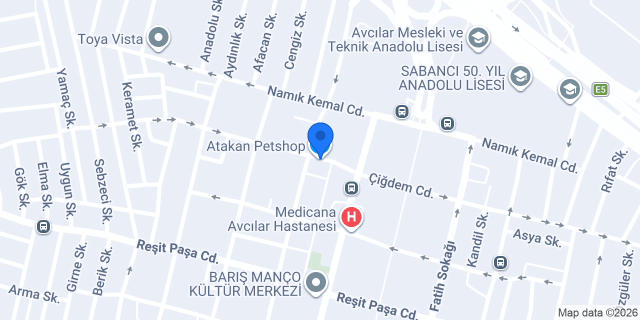 Atakan Petshop konumu