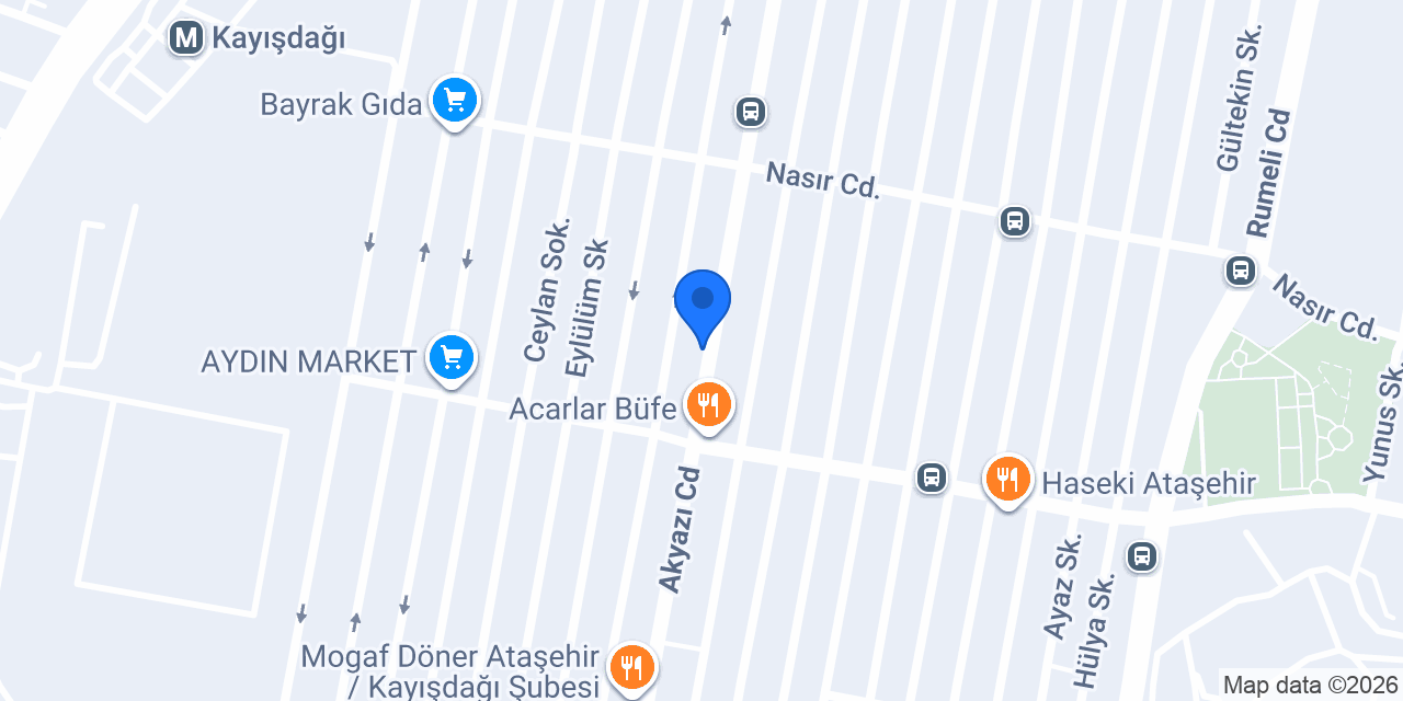 Sümer Avm Kayışdağı konumu